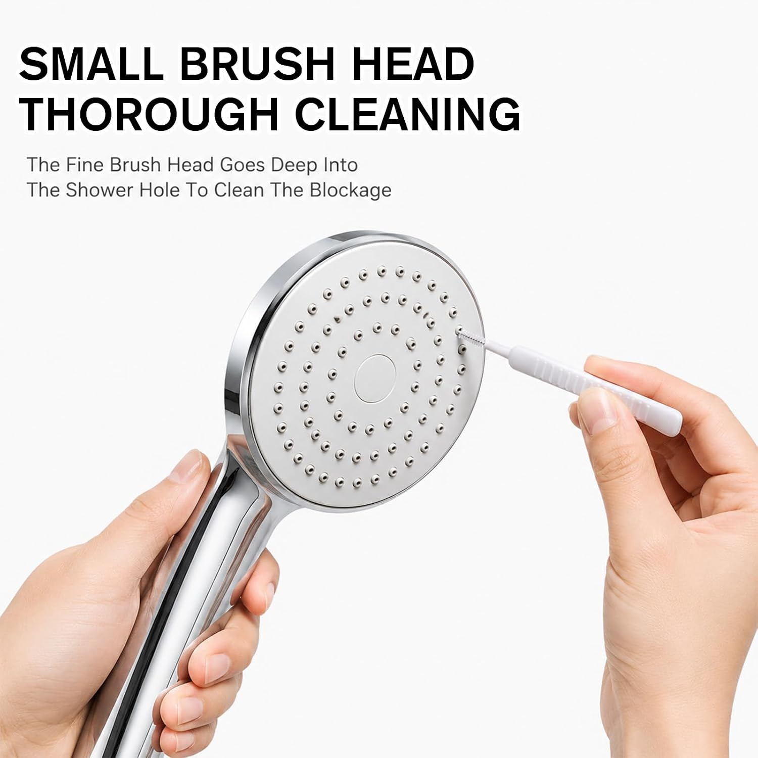 50 Pcs Anti-Clogging Shower Head Cleaning Brush for Shower Nozzles image 3