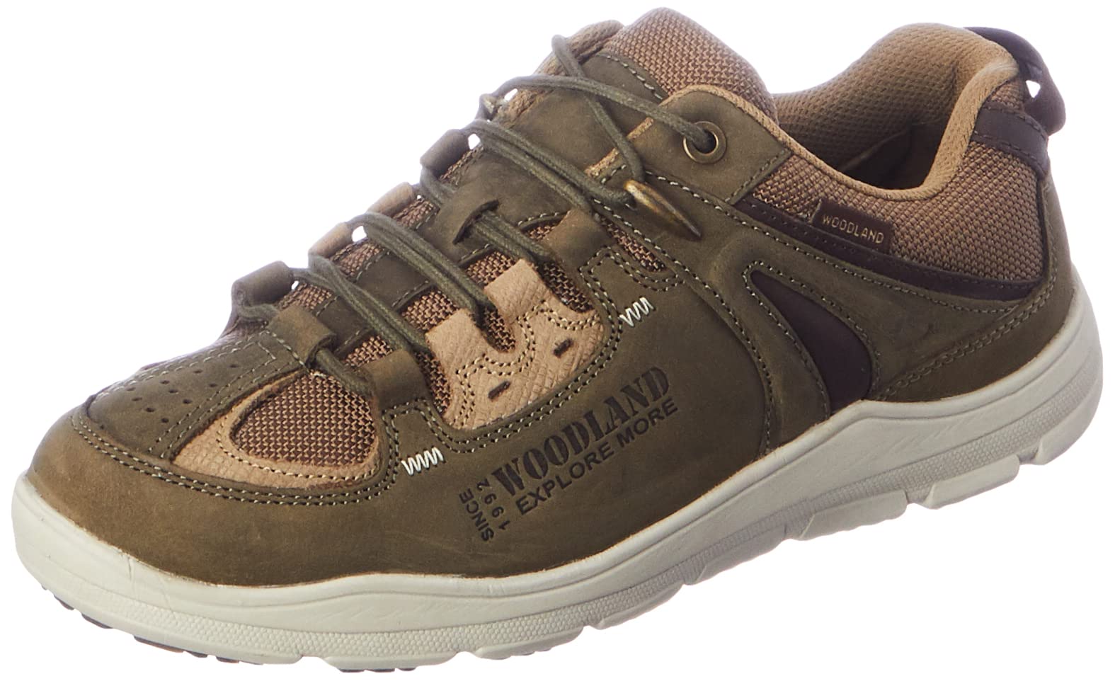 Woodland Mens Olive Green Leather Casual Shoe-5 UK (39 EU) (GC 3719120) (B0BYJKXTCV) Amazon Price History, Amazon Price Tracker