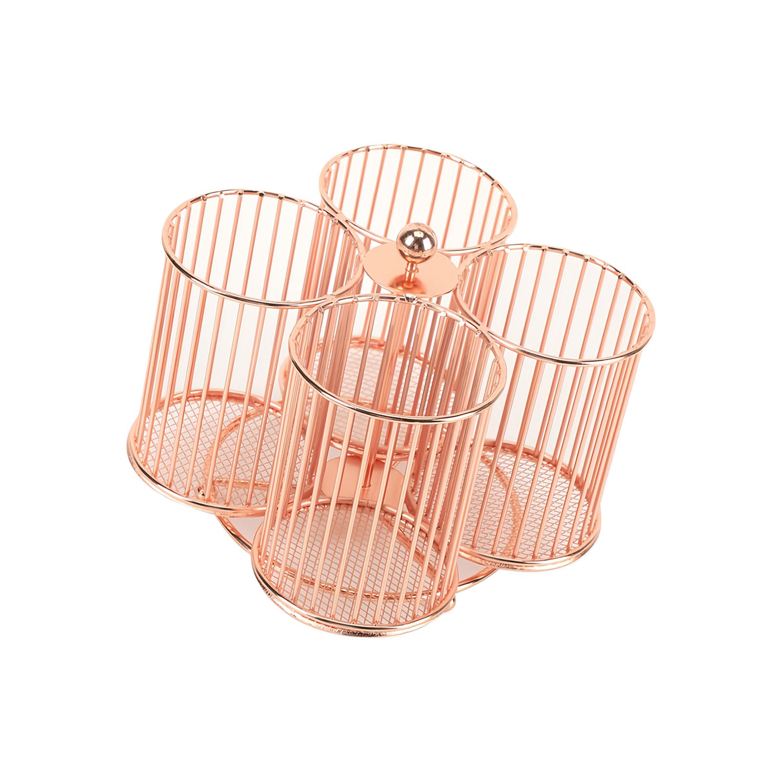 Shurhome Rotating Pen Holder for Desk, Desktop Pens Storage Box, School Organizers, Makeup Brushes Holder Bucket Organizers