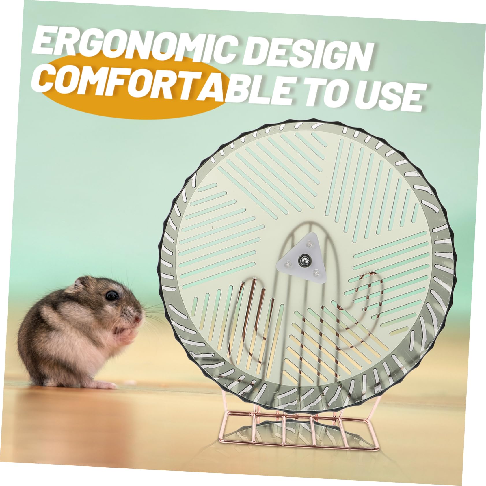 VICASKY Roue Exercice Stable pour Hamster Roue Silencieuse pour Chinchilla Accessoires pour Petits Animaux De Compagnie