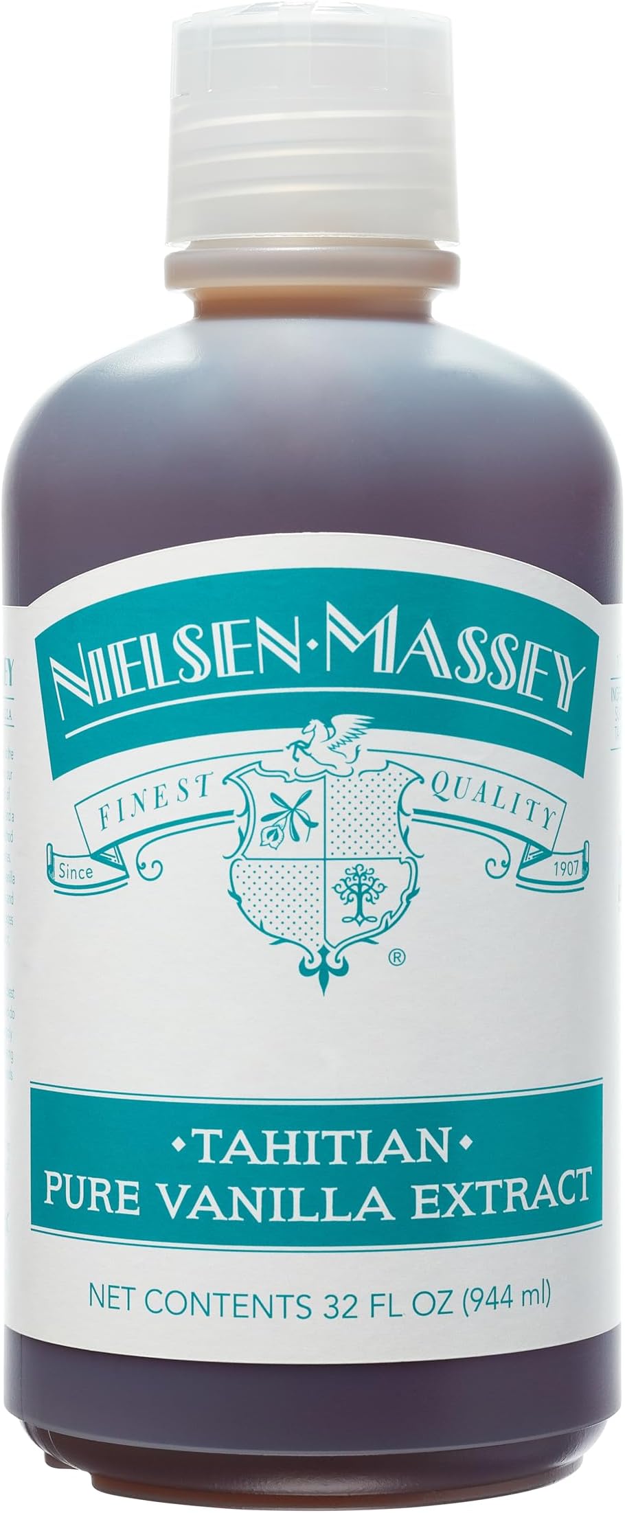 Nielsen-Massey Tahitian Pure Vanilla Extract for Baking and Cooking, 32 Ounce Bottle