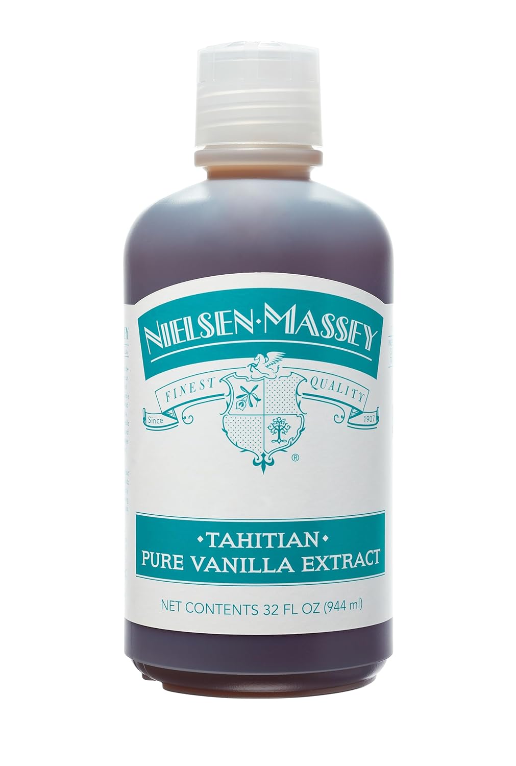 Nielsen-Massey Tahitian Pure Vanilla Extract for Baking and Cooking, 32 Ounce Bottle