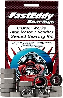 FastEddy Bearings Compatible with Custom Works Intimidator 7 Gearbox Sealed Bearing Kit