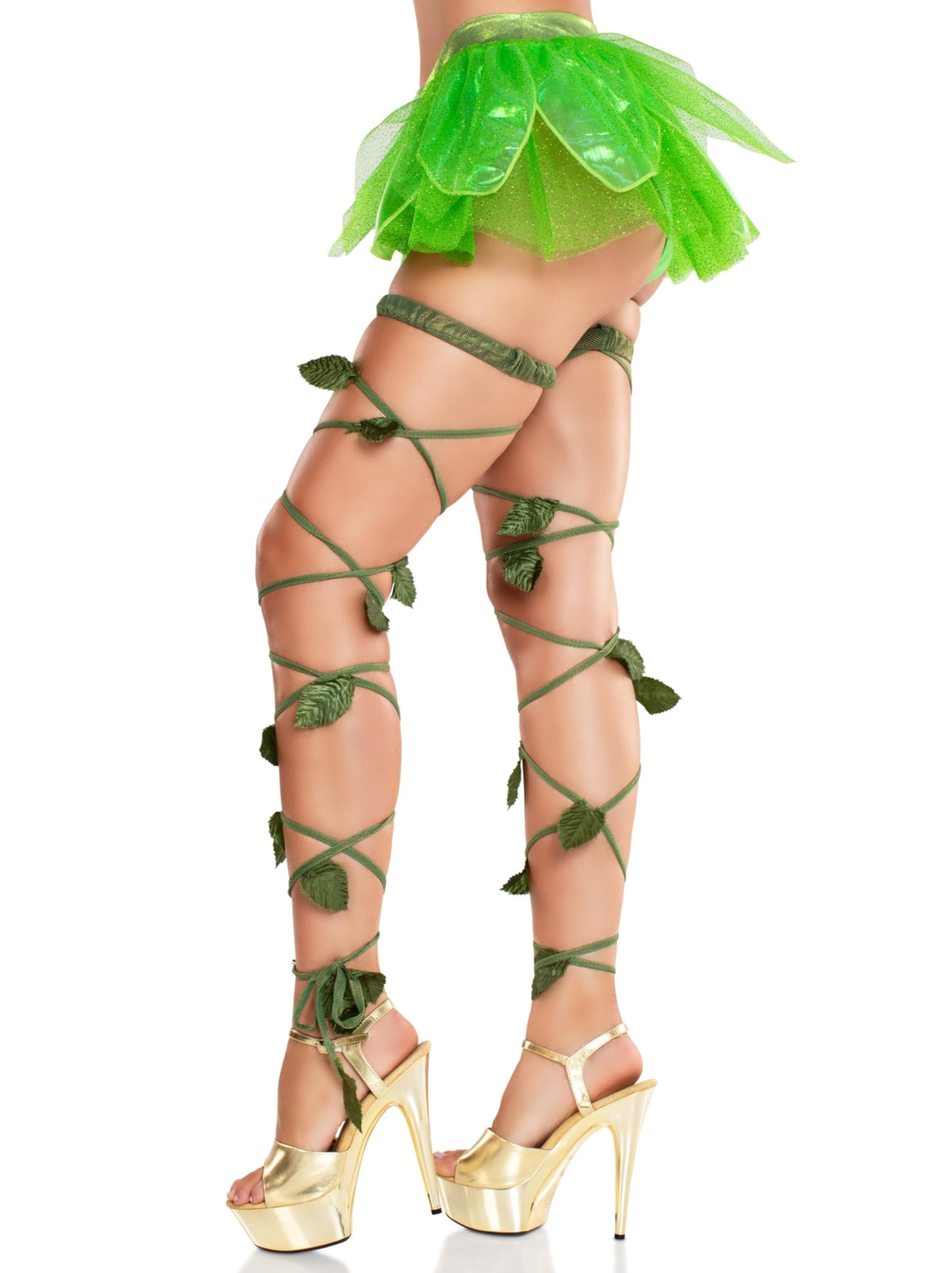 Leg Avenue Ivy Shimmer porte-jarretelles Guêtres d'écurie, taille unique