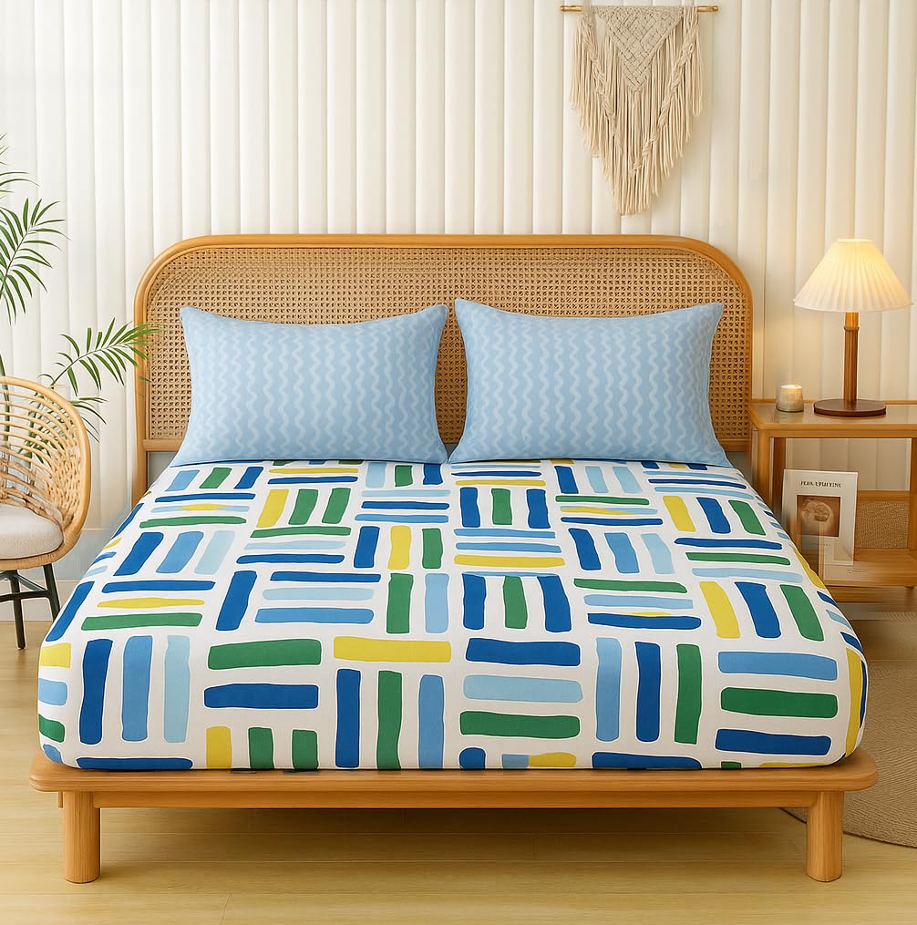 BSB HOME Cotton Bedsheets - Double/Queen -6 BSB HOME Cotton Bedsheets - Double/Queen -6