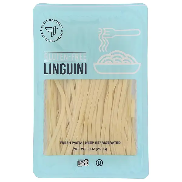 Gluten-Free Pasta, Linguini, Fresh Brown Rice Noodles Cook in Just 3 Minutes by 9oz 1