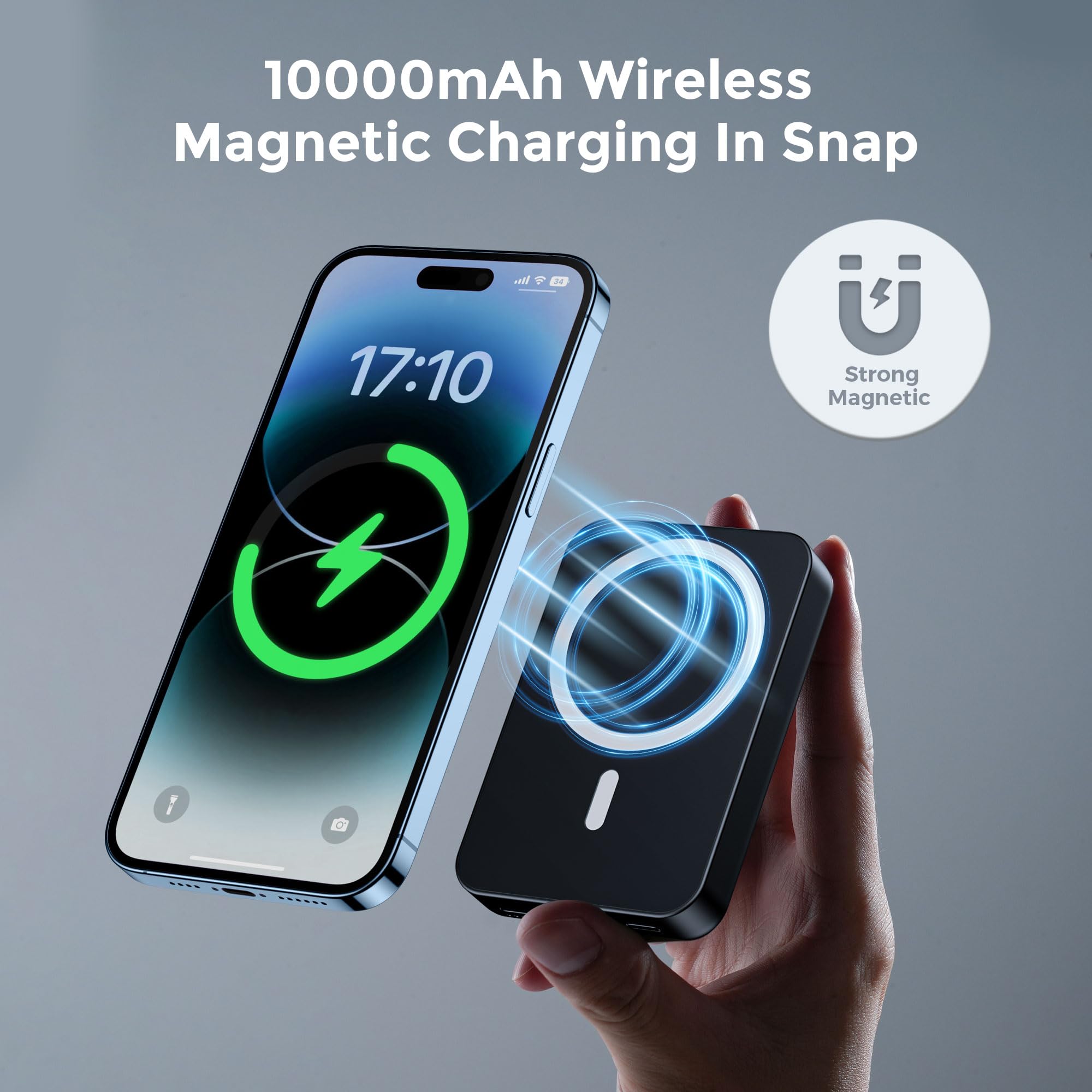 MagSafe Tiny Wireless Power Bank 5000mAh, 52 OFF