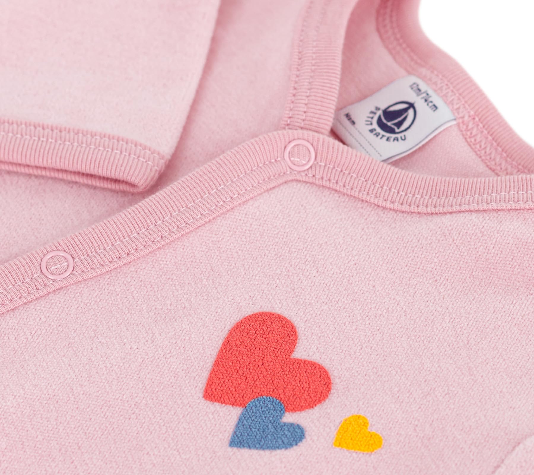 Petit Bateau Pyjama bébé en Velours uni