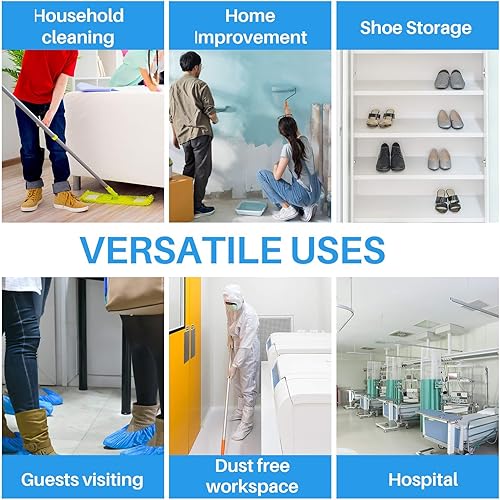 Miniatura 6 de MAQIHAN Paquete de 60 (30 pares) de fundas para zapatos, fundas de plástico para zapatos, tanto para hombres como para mujeres, fundas desechables