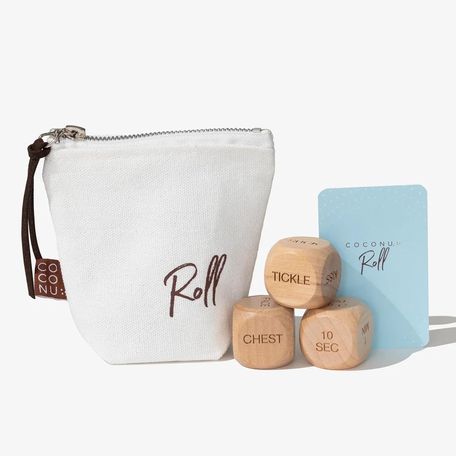 COCONU Conversation Dice Game | Fun Relationship & Icebreaker Set for Two | Travel-Friendly Game & Gift for Special Occasions