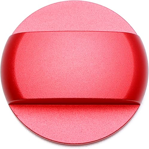 Miniatura 6 de iJDMTOY Cubierta decorativa de tapa de gas con aspecto de aluminio rojo, compatible con Porsche Cayenne Macan 911 718 CaymanBoxster, Panamera