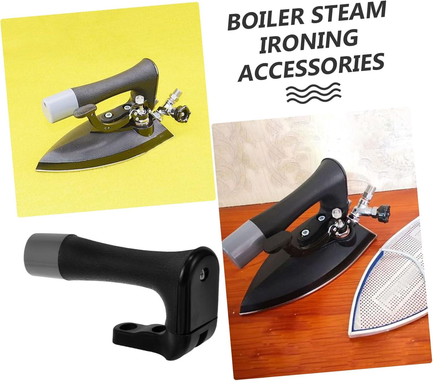 Garment Steamer Replacement Handle for Clothes Steamer Black Plastic