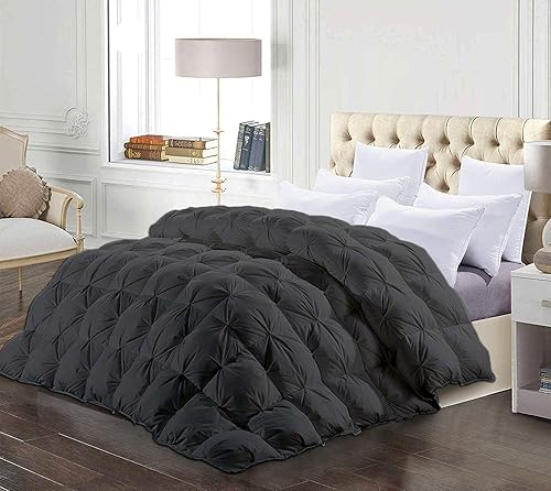 Miniatura 2 de Saferay Green Edredón plisado de lujo para todas las estaciones, tamaño King extra grande, 128 x 120 pulgadas, edredón acolchado alternativo, 1