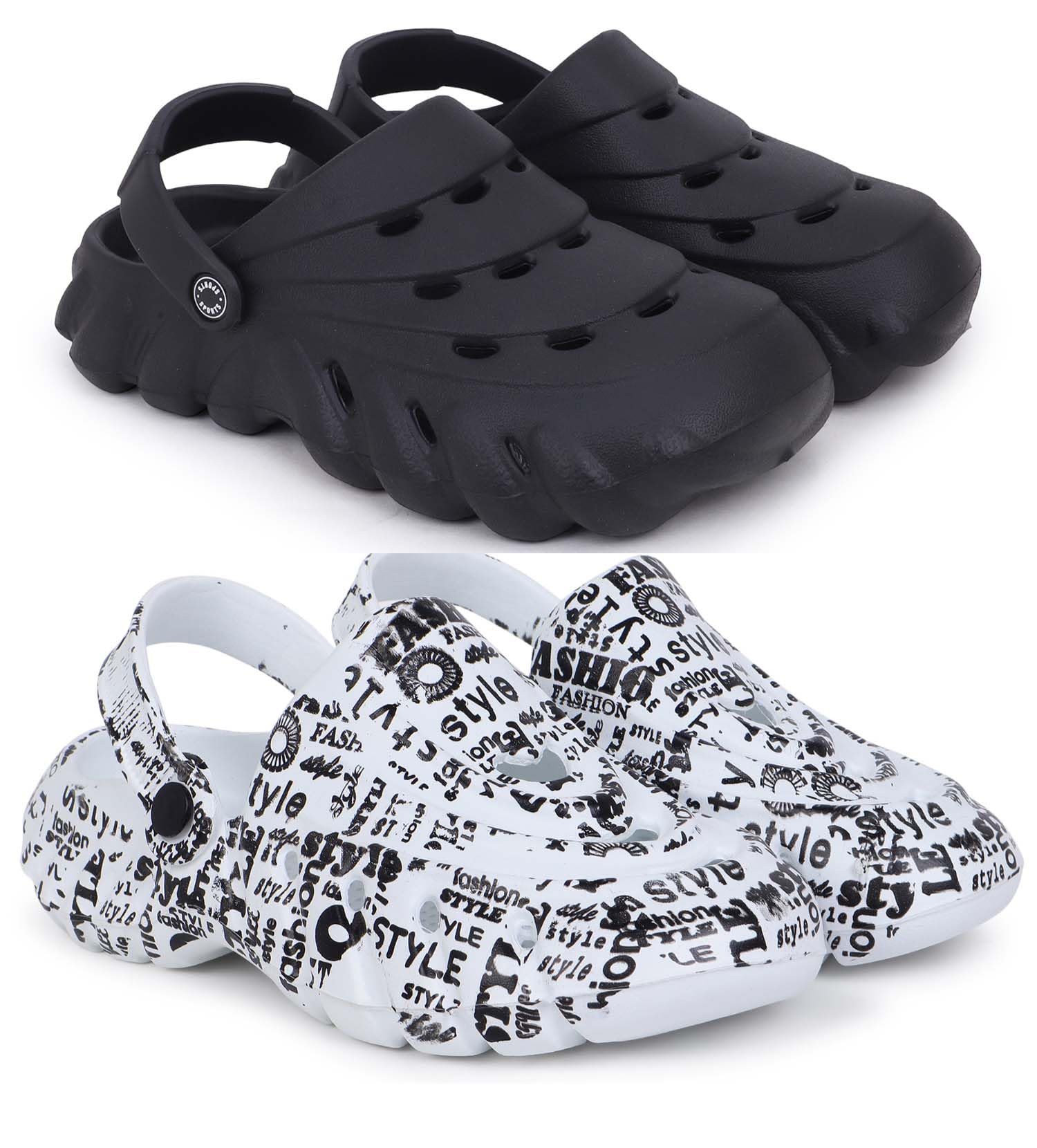 Combo Pack of 2 Slipper/Flip Flops/Slides/Clogs/Sandals for Men (Cl-1400 Vs Cl-Style)-image-9