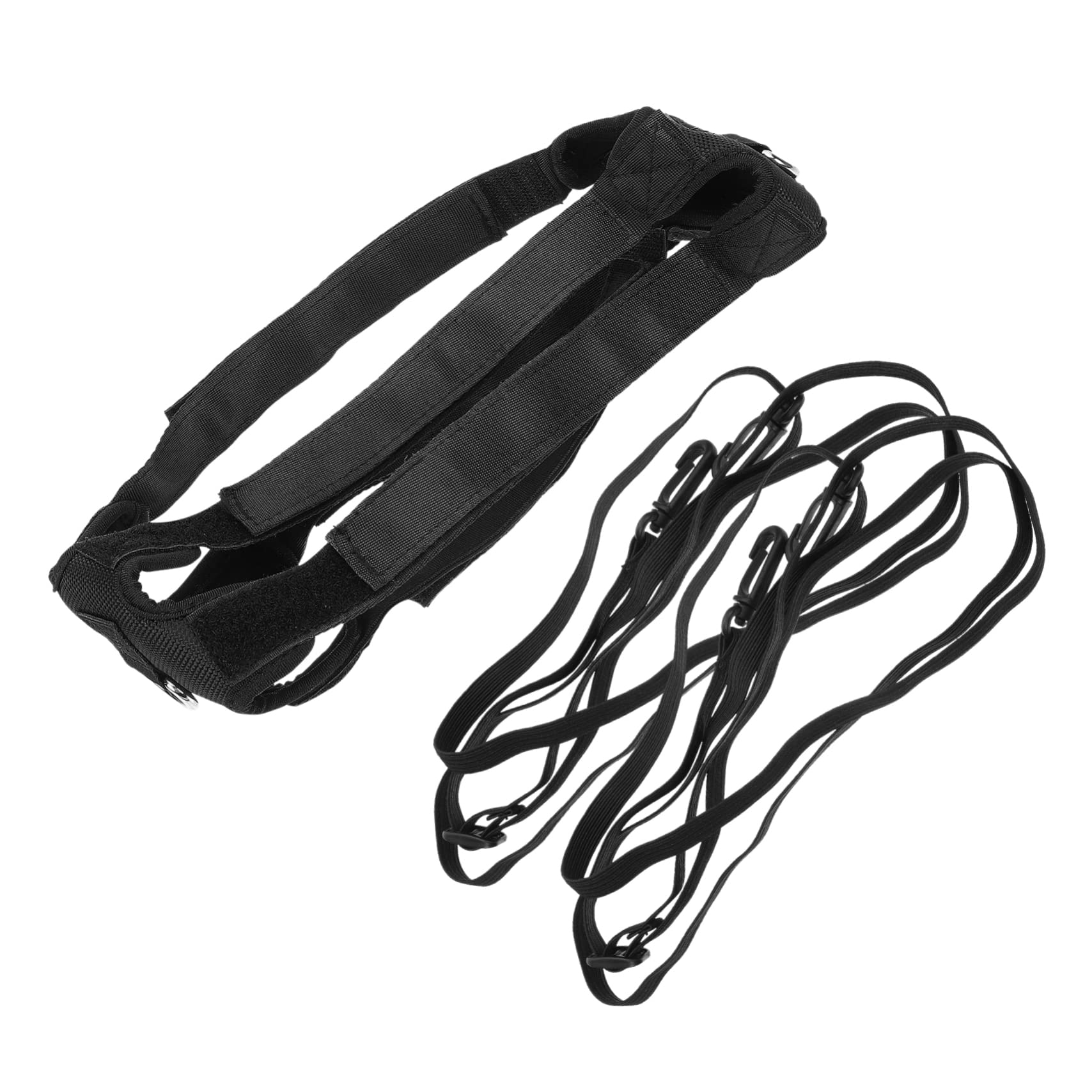 Supvox Volleyball-Trainingsgürtel tragbar Stangen Netz Spike Trainer Fußballtrainingsausrüstung werkzeug Volleyball-Trainer -Trainingsbänder -Tool Nylon Black