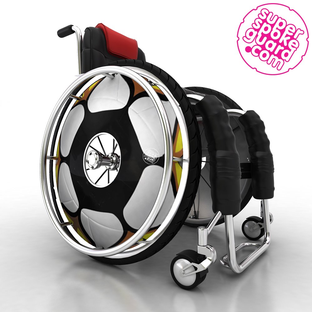 22'' Protectores de radios para sillas de ruedas A-132 (par)