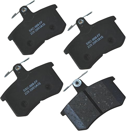 Miniatura 117 de Bendix Pastillas de freno traseras de cerámica Premium SBC1100 para Nissan Frontier 2024-2005, Xterra 2015-2005, Suzuki Equator 2012-2009