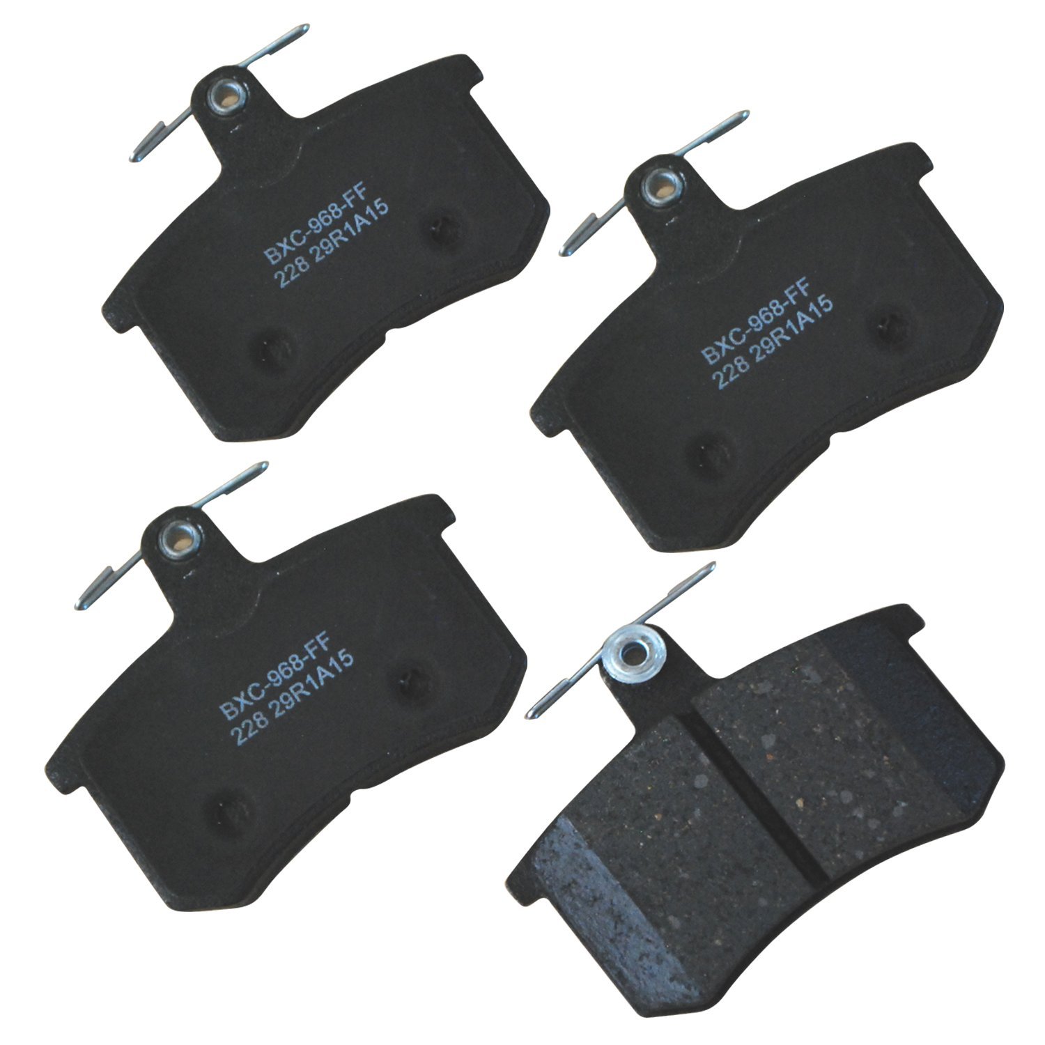 Bendix Premium SBC228 Ceramic Rear Brake Pads for Select Models Alfa Romeo 164,Audi 80,80 Quattro,90,90 100,100 200,200 4000 5000,5000 A3,A4,A4 A6,A6 A8,A8 Cabriolet,Coupe,Coupe S3,S4,S6,V8 Quattro