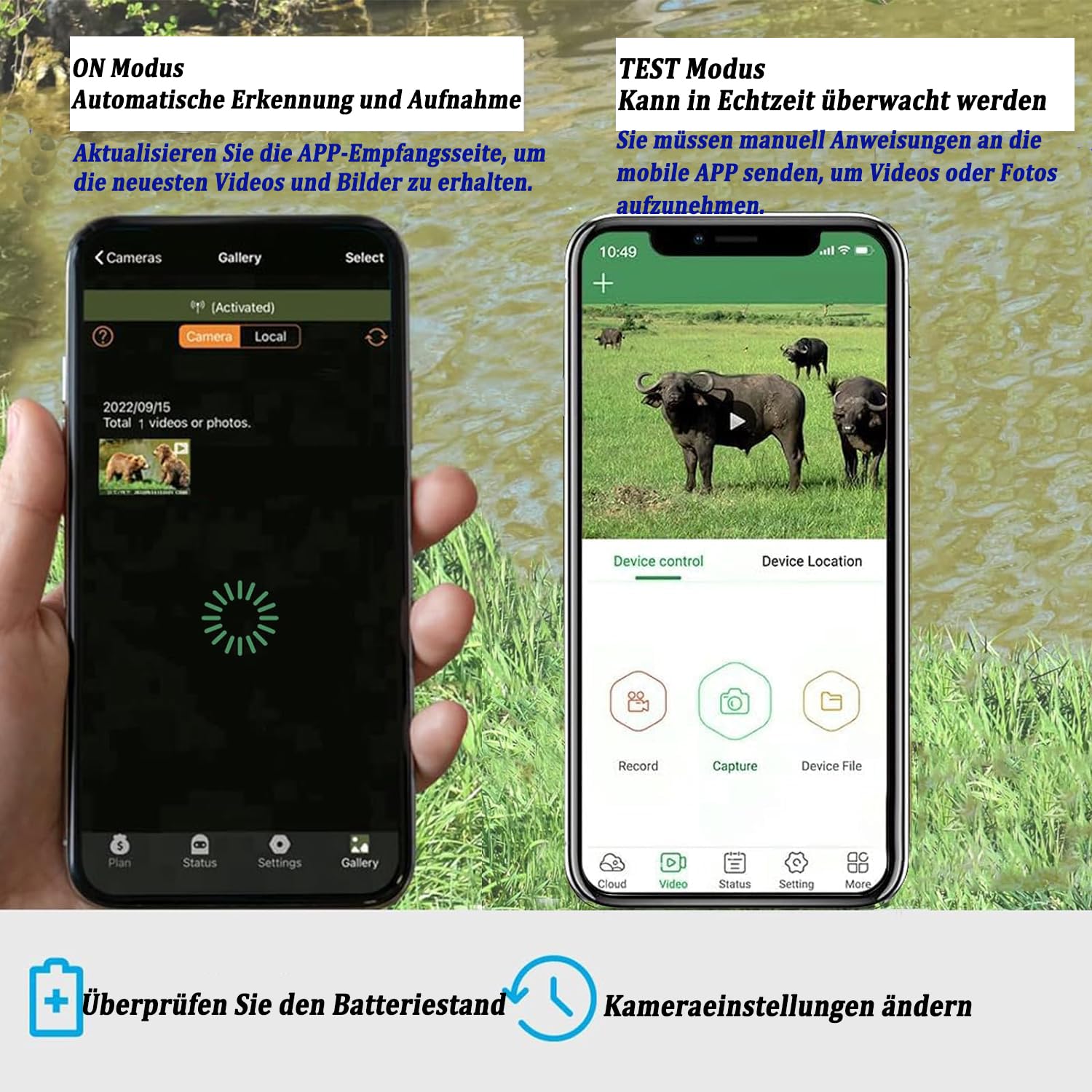 Fotopułapka 4G APP, 120 MP 4K Fotopułapka z telefonem SIM Wysyłanie zdjęć, wideo na żywo, kamera nocna, aktywowany ruch wodoodporny fotopułapki na podczerwień - HC801PRO