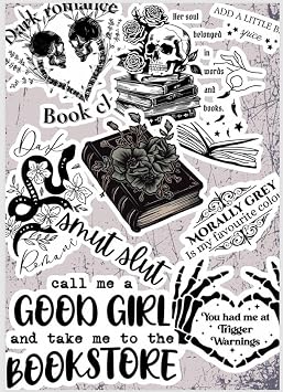 Dark Romance Kindle Case Insert - 11th Gen Kindle Bookish Card Insert for E Reader, Kindle Decor, Booktok Sticker Case Insert - Booktock Merch, Smutty Book Kindle Stickers