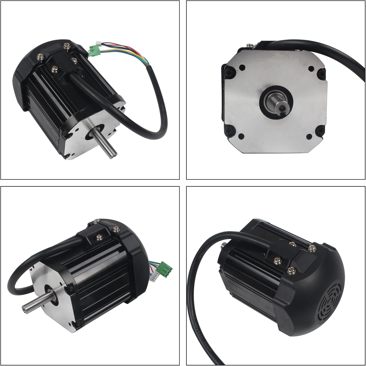 RATTMMOTOR Lathe Machine Spindle Motor Kit, DC Brushless Lathe Spindle Motor 4000RPM with Mini Lathe Main Control Board Controller Card for CJ 0618 Machine Part (750W 110V)