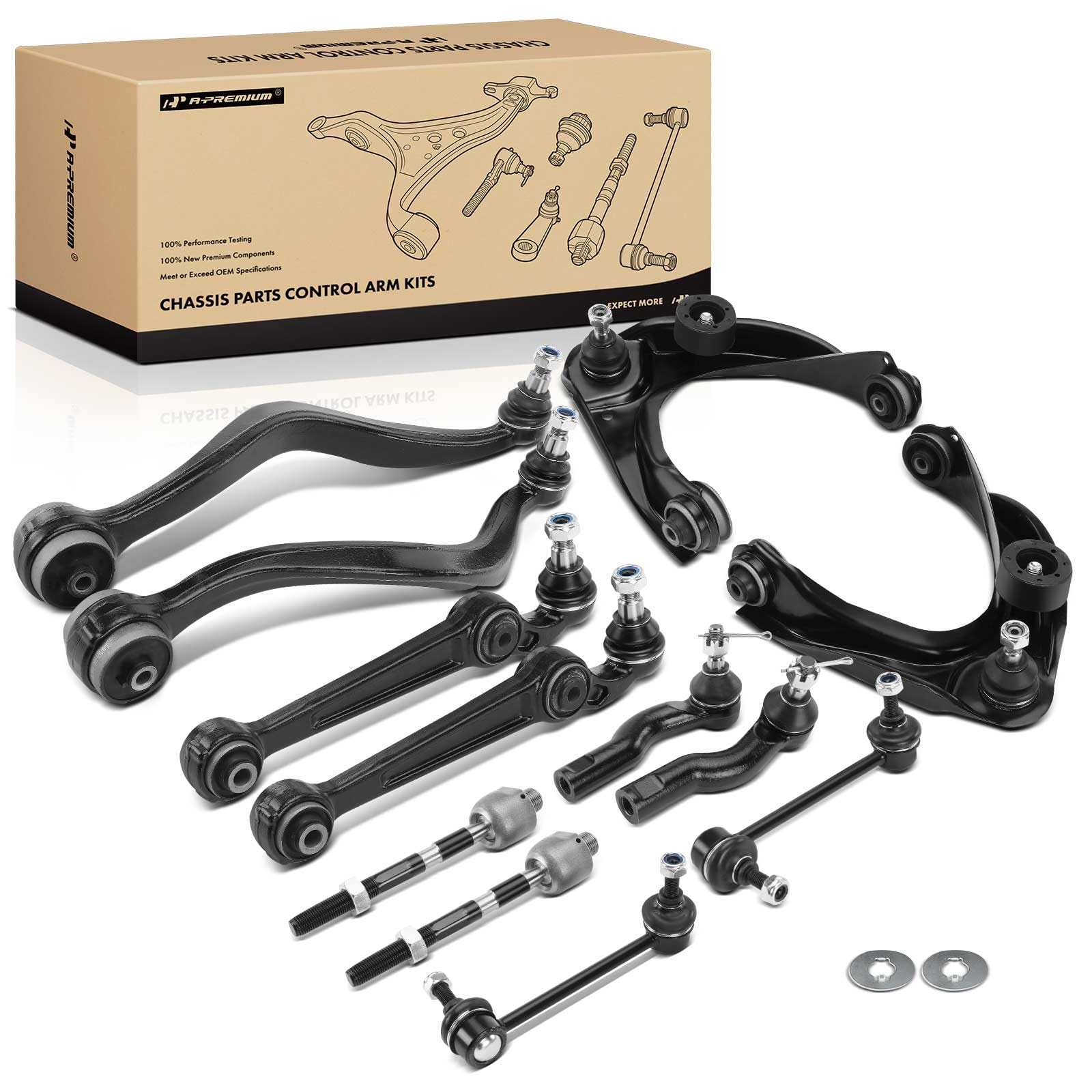 J-Link Adjustable Control Arms Front Lower 2018-2024 Jeep Wrangler JL Jks Manufacturing