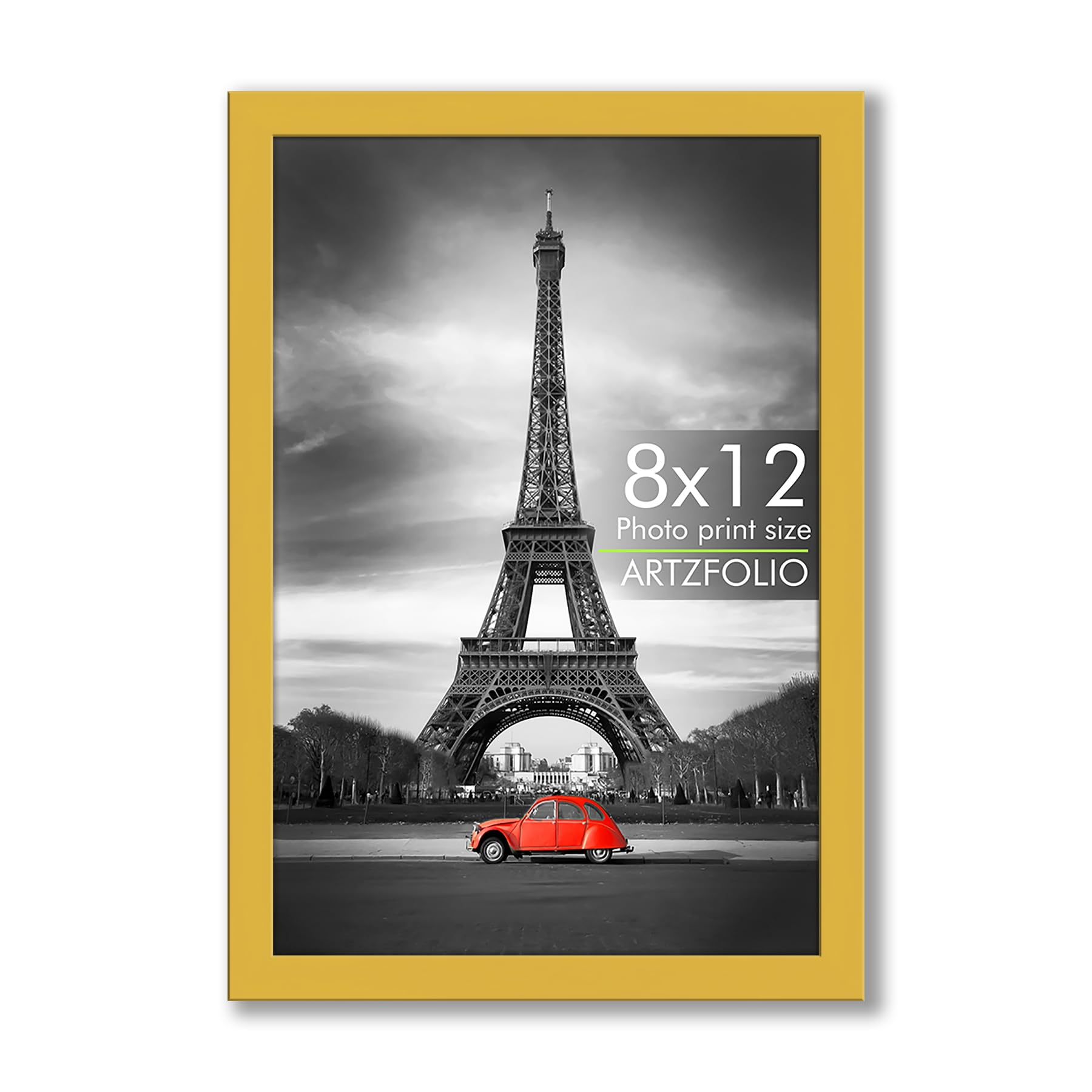 ArtzFolio Wall & Table Photo Frame D559 | Wall Photo Frame Collage for Living Room | Picture Frames Bedroom, Home & Office Decoration | Golden | 8x12 inch (20x30 cms)