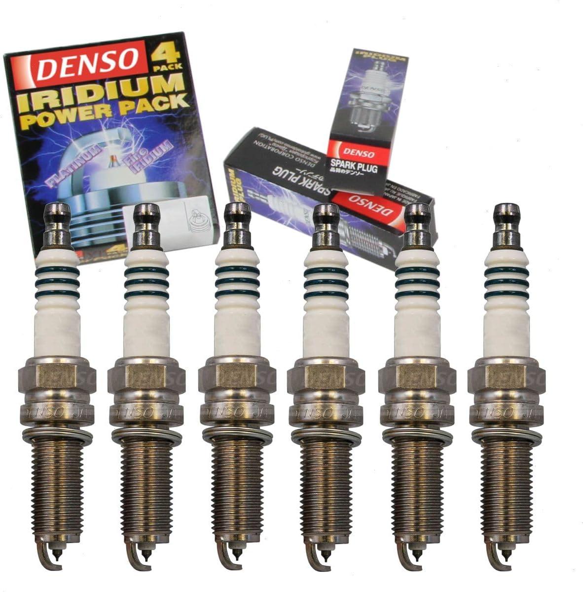 4/6Pcs 90919-01298 For Denso Iridium Spark Plug TOYOTA COROLLA PREMIO ESQUIRE HA - Foto 2