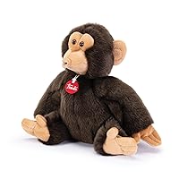 Trudi Scimmia Bisko Scimmietta mascotte peluche, scimpanzè regalo di Natale e compleanno.