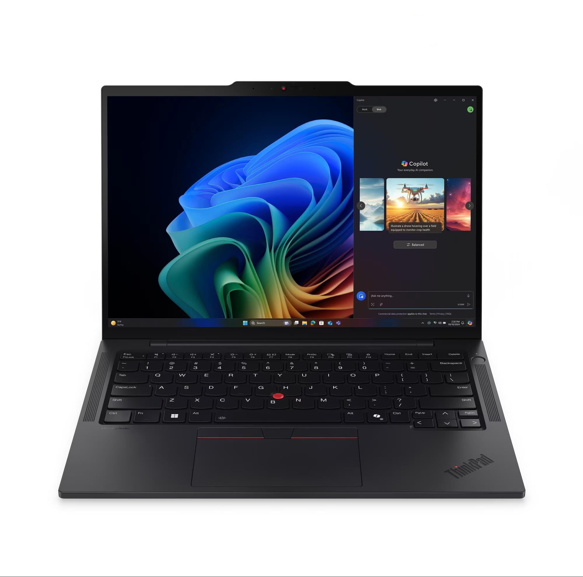 2025 ThinkPad T14s Gen 6 Copilot+ Laptop with AMD Ryzen AI 7 PRO 350 Processor, 14” WUXGA IPS 400-Nits Touchscreen Display, 32GB LPDDR5X-7500MT Memory, 1TB SSD, Wi-Fi 7, and Windows 11 Pro