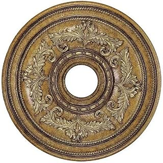 Livex Lighting, 8200-57, Ceiling Medallion, Hand Applied Venetian Patina...