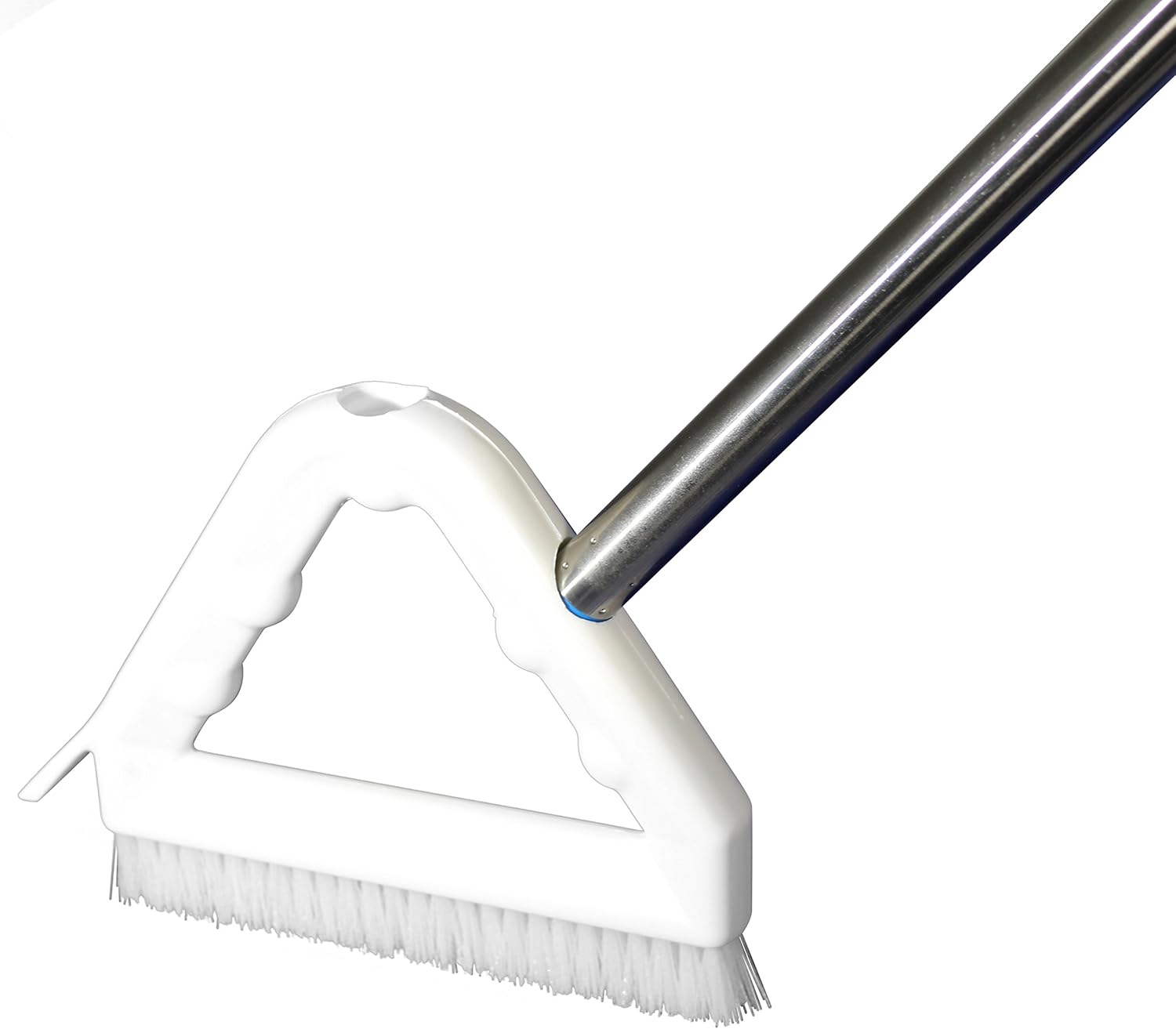 Back and Knee Saving Heavy Duty Grout and Tile Brush with Adjustable Handle. - - 