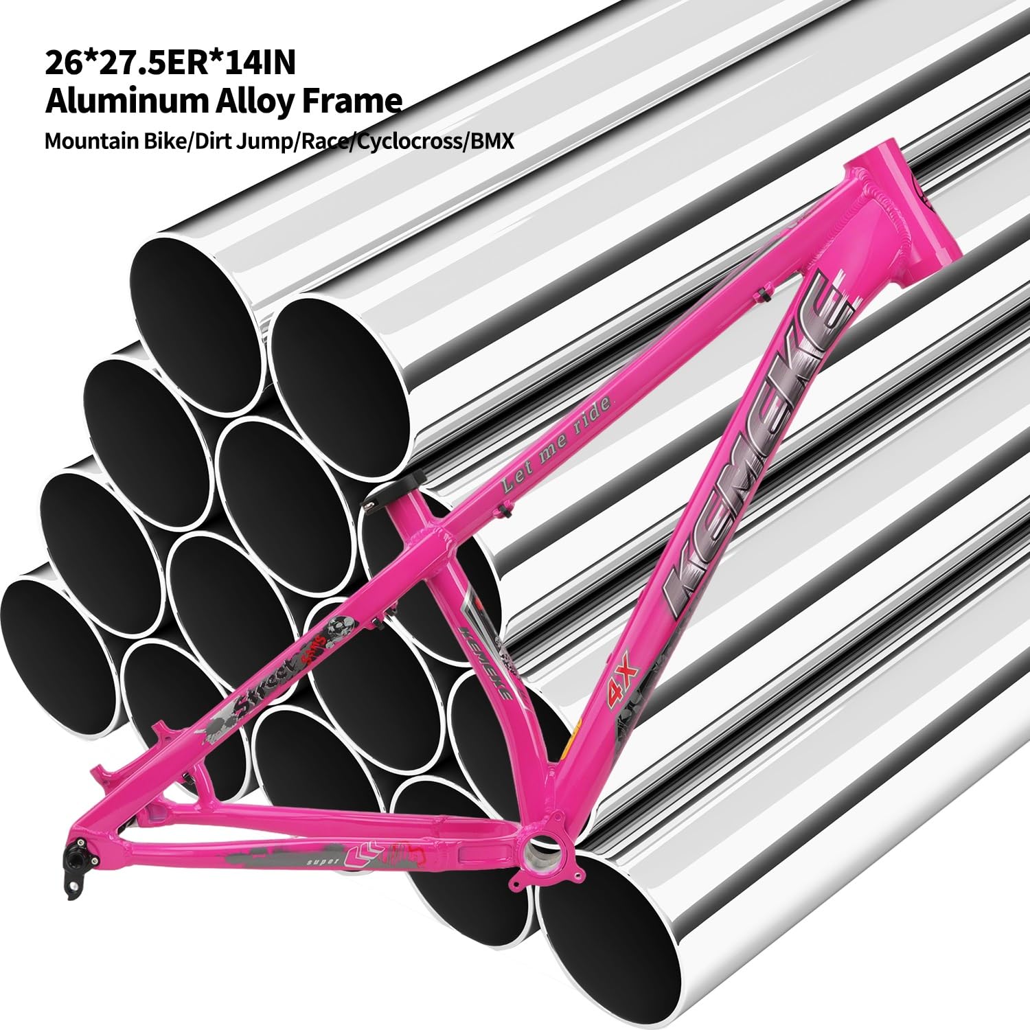 Amazon.com: BSFHQS 14inch Dirt Jump Bike Frame 26 27.5er Aluminum