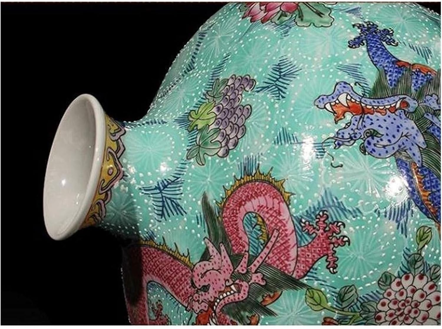Dekoracja wnętrz wazon klasyczne dekoracje do domu elegancki europejski styl piękna dekoracja ceramiczny wysoki ulubiony wazon na kwiaty