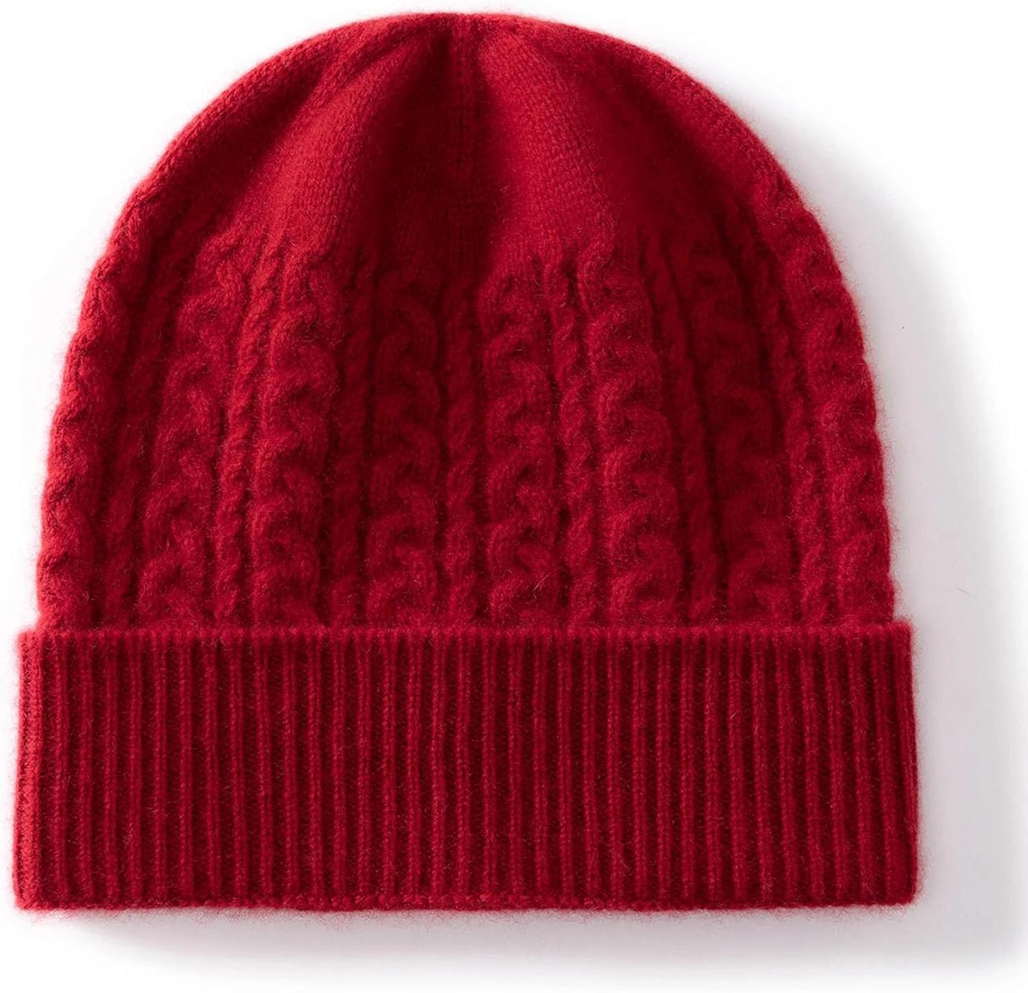 Women's Slouchy Casual Winter Beanie Hat Men's Solid Color Thicken Warm Cold Weather Stretchy Skull Cap