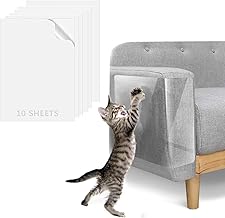 10 Pezzi Protezione Graffi Gatto,Proteggi Divano Gatti Graffi,Adesivo Antigraffi per Gatti,Protezione Divano Graffi Gatto,Protezione Antigraffio Gatto Divano,Per Sedie Porta Pareti,Mobili
