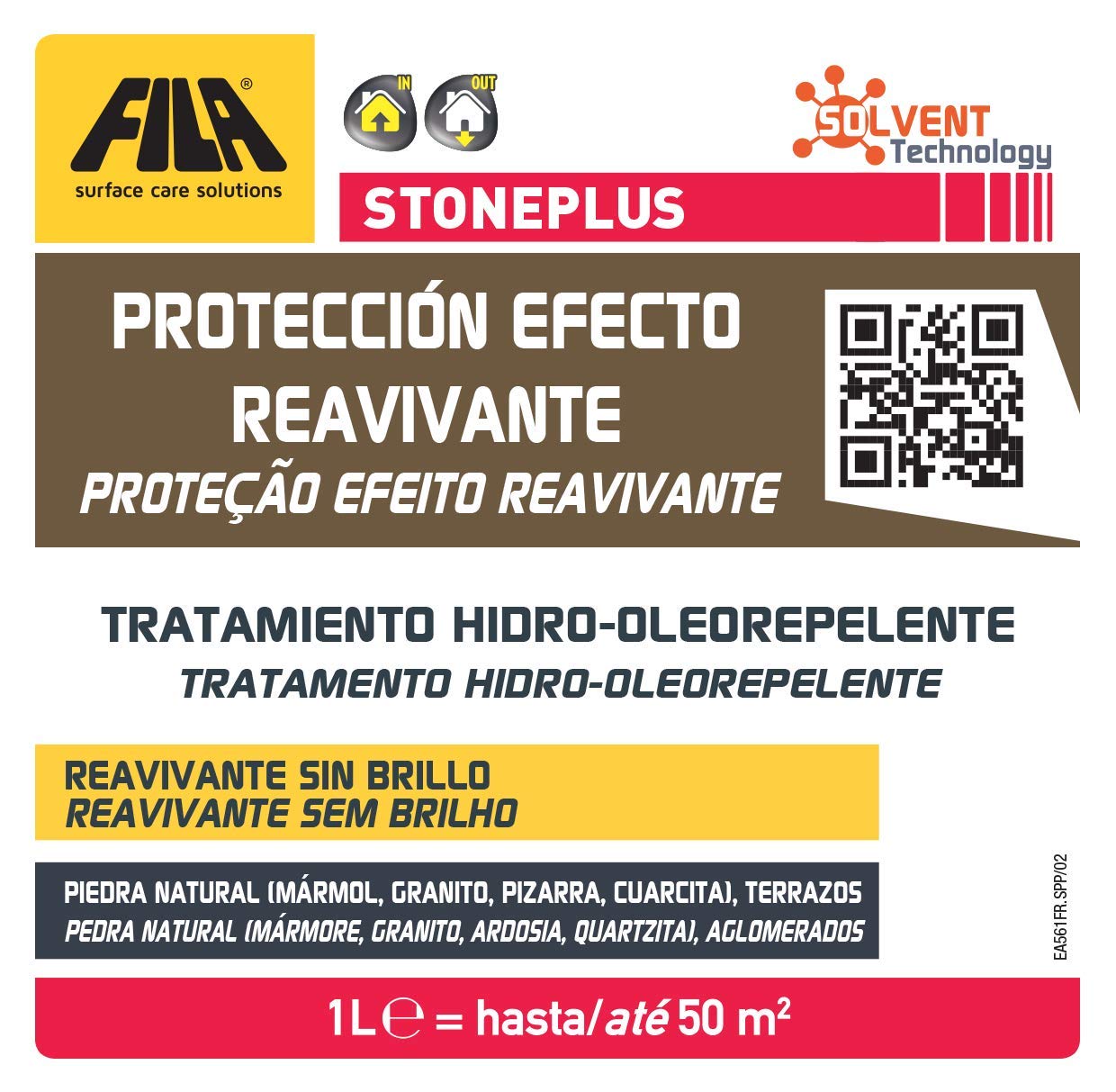 StonePlus Protector Reavivante Para Piedra Natural Con Acción Antimanchas, 1L