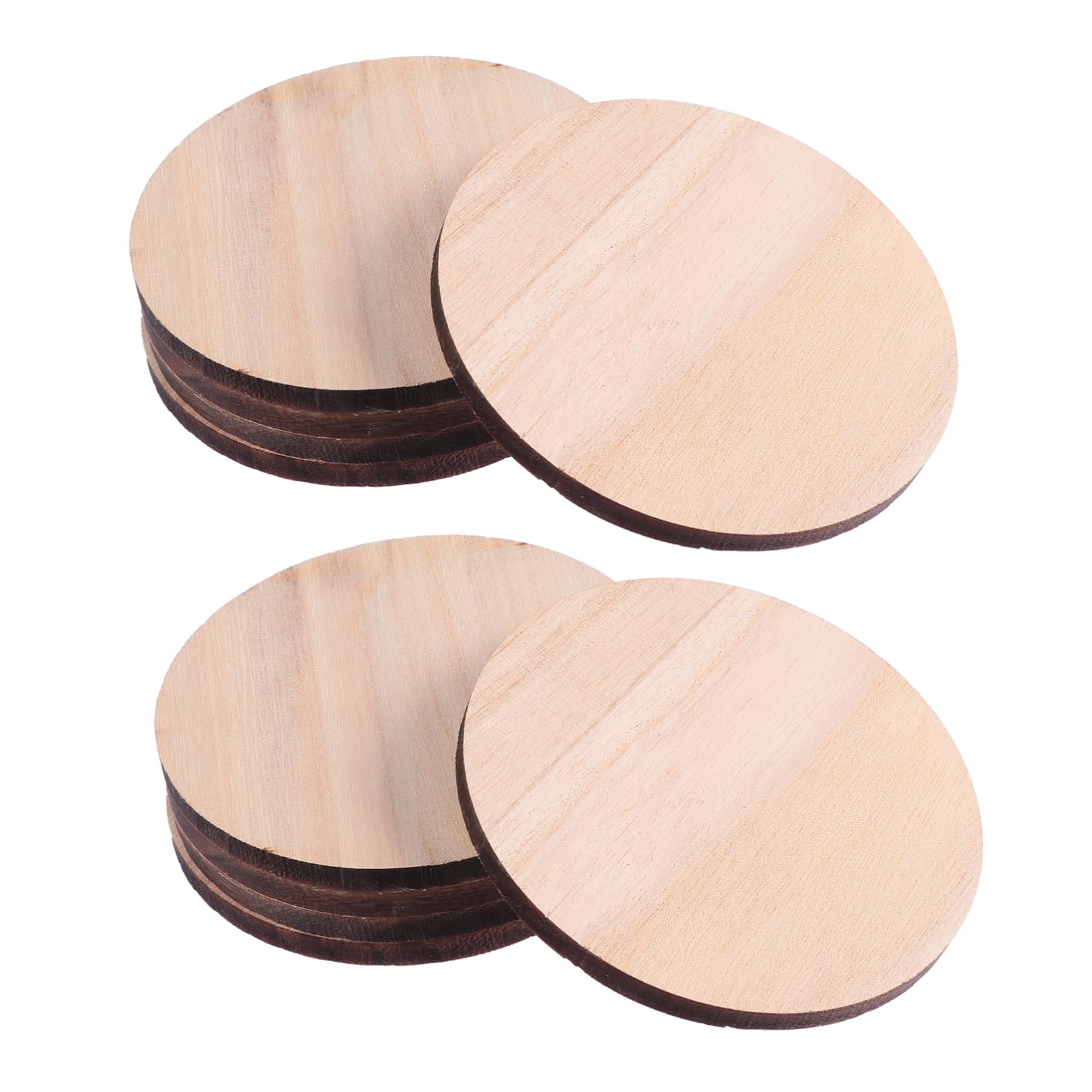 jojofuny 3 Sätze Runde Holzscheiben Unvollendete Holzplatten Für Diy Für Bastelprojekte Malen Beschriften Und Holzbrandgestaltung 10 Stück * 3