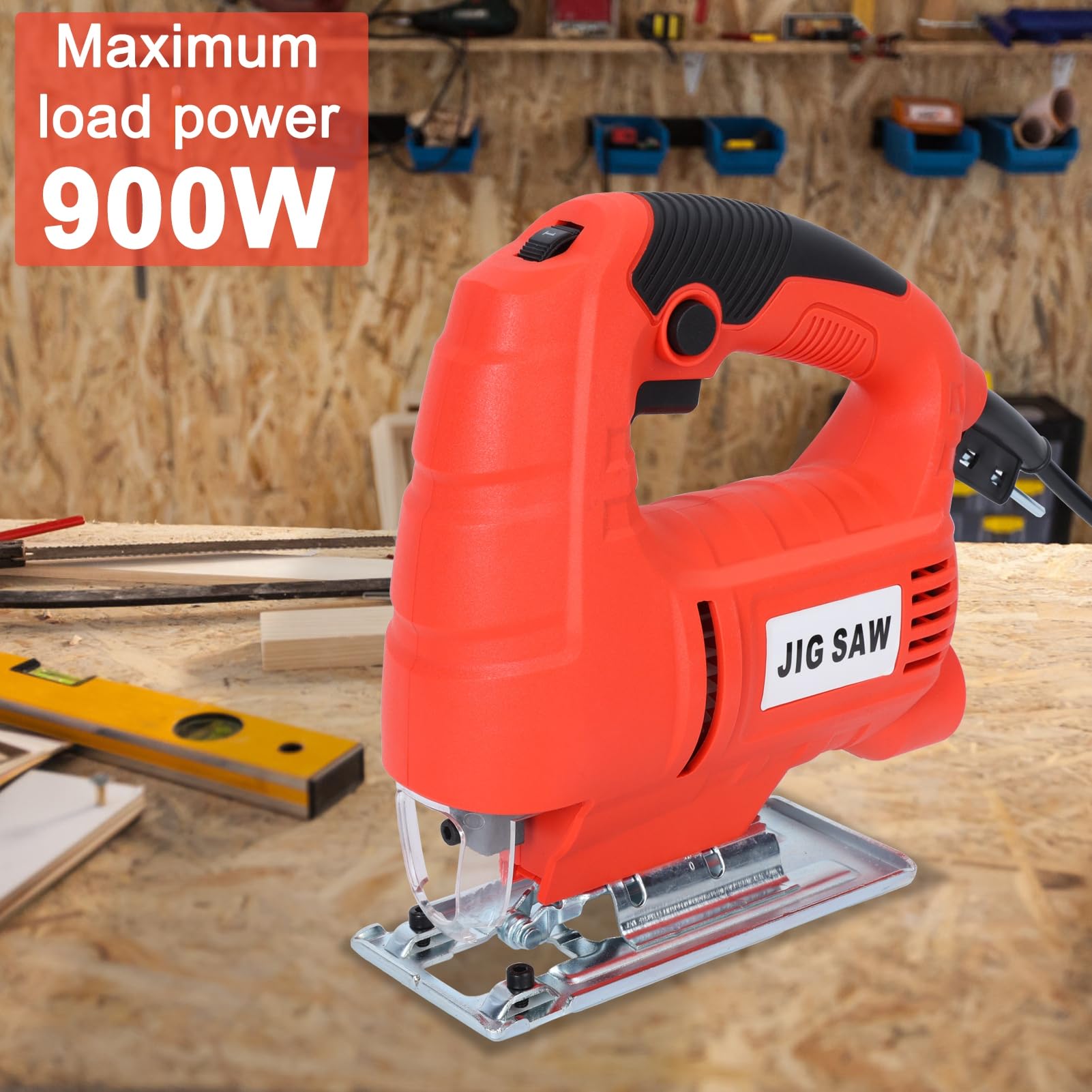 JIG-SAWページ Scroll Saw, 0-45°Deflection Bench Jig Saw W/ 20pcs Saw Blade