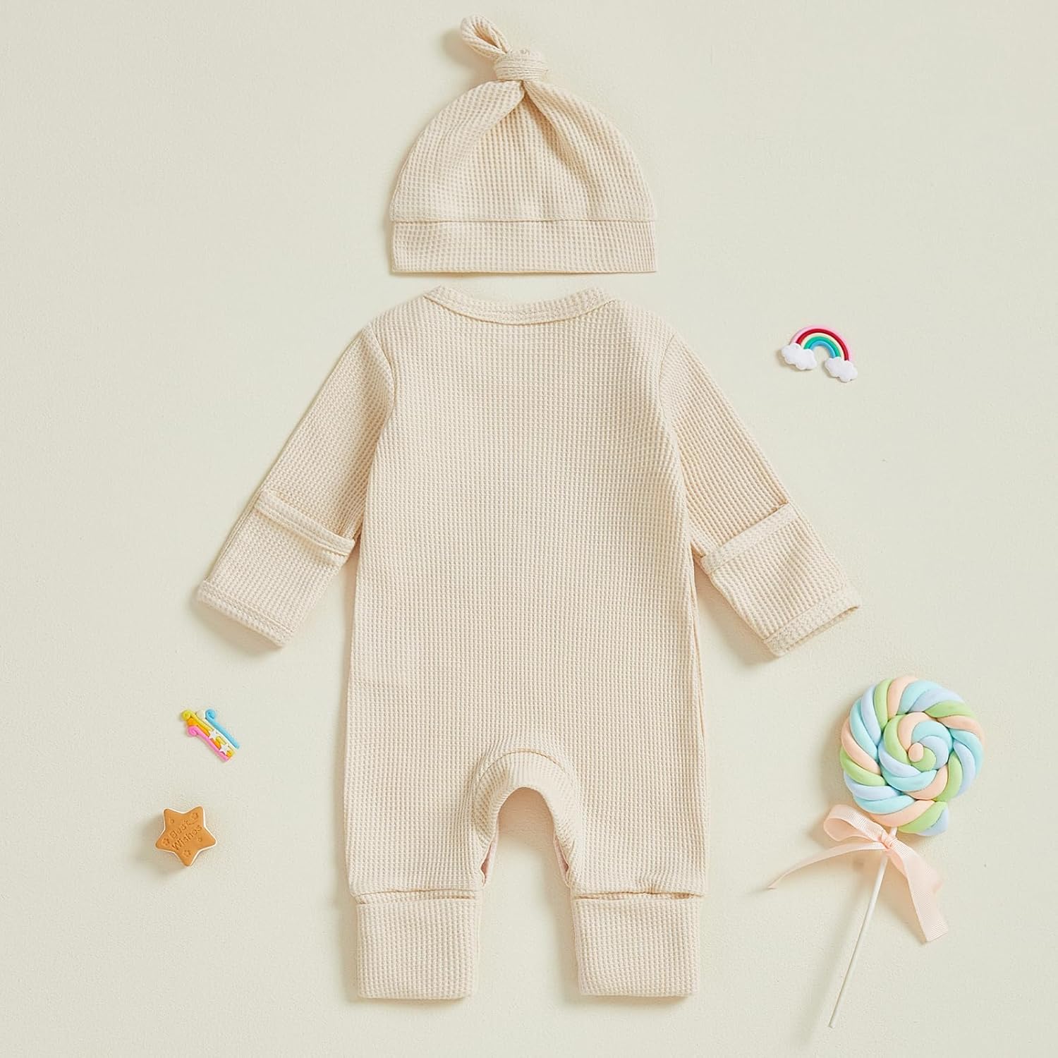 allshope Newborn Baby Boy Fall Outfit Romper Mama Mini Embroidery Long Sleeve Crew Neck Jumpsuit Bodysuit Infant Clothes - Image 7