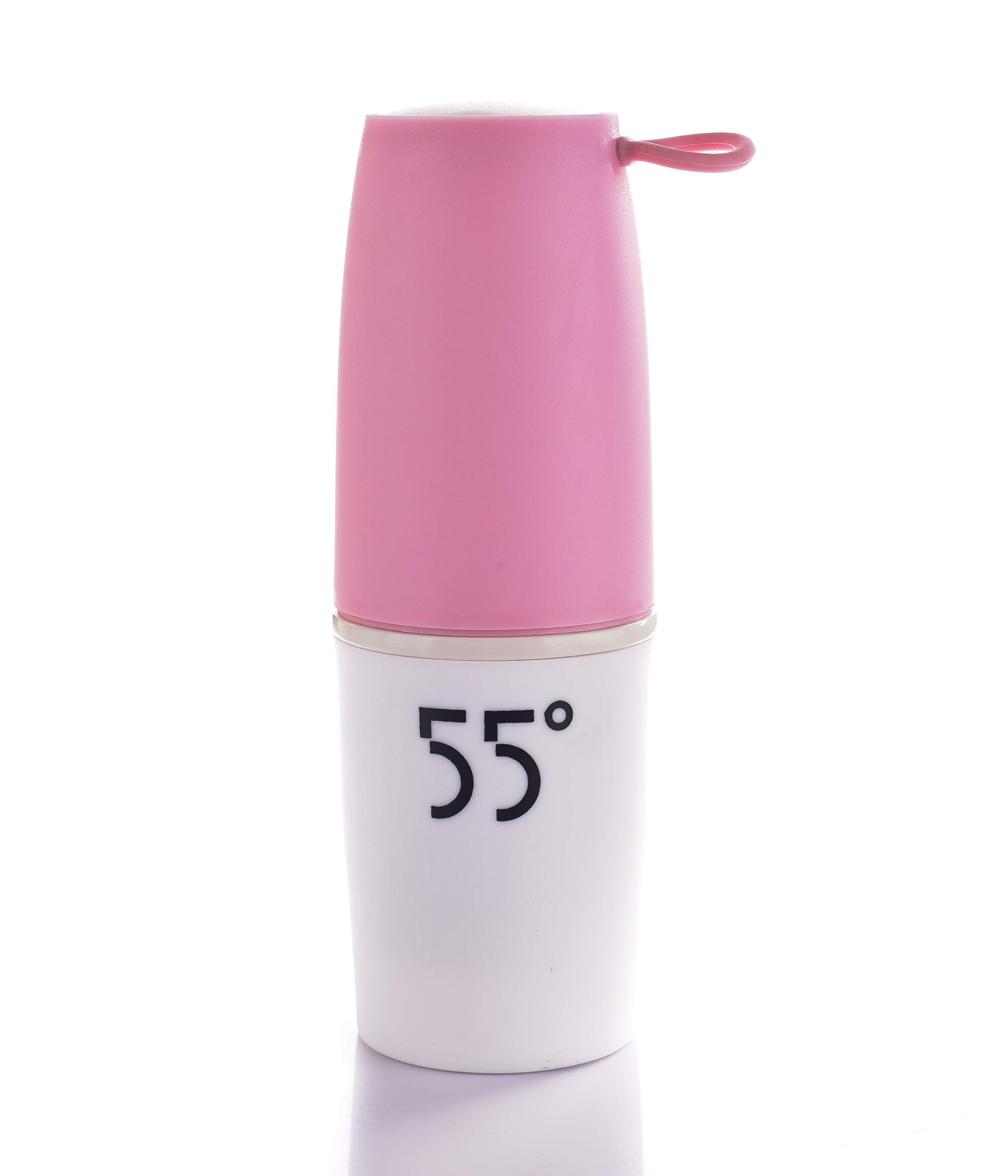 IRIS Shake Cup Stay Constant 55 Degree Water Cup Rapid Cooling Temperature to 131 Degree Fahrenheit Stainless Steel Water Bottles
