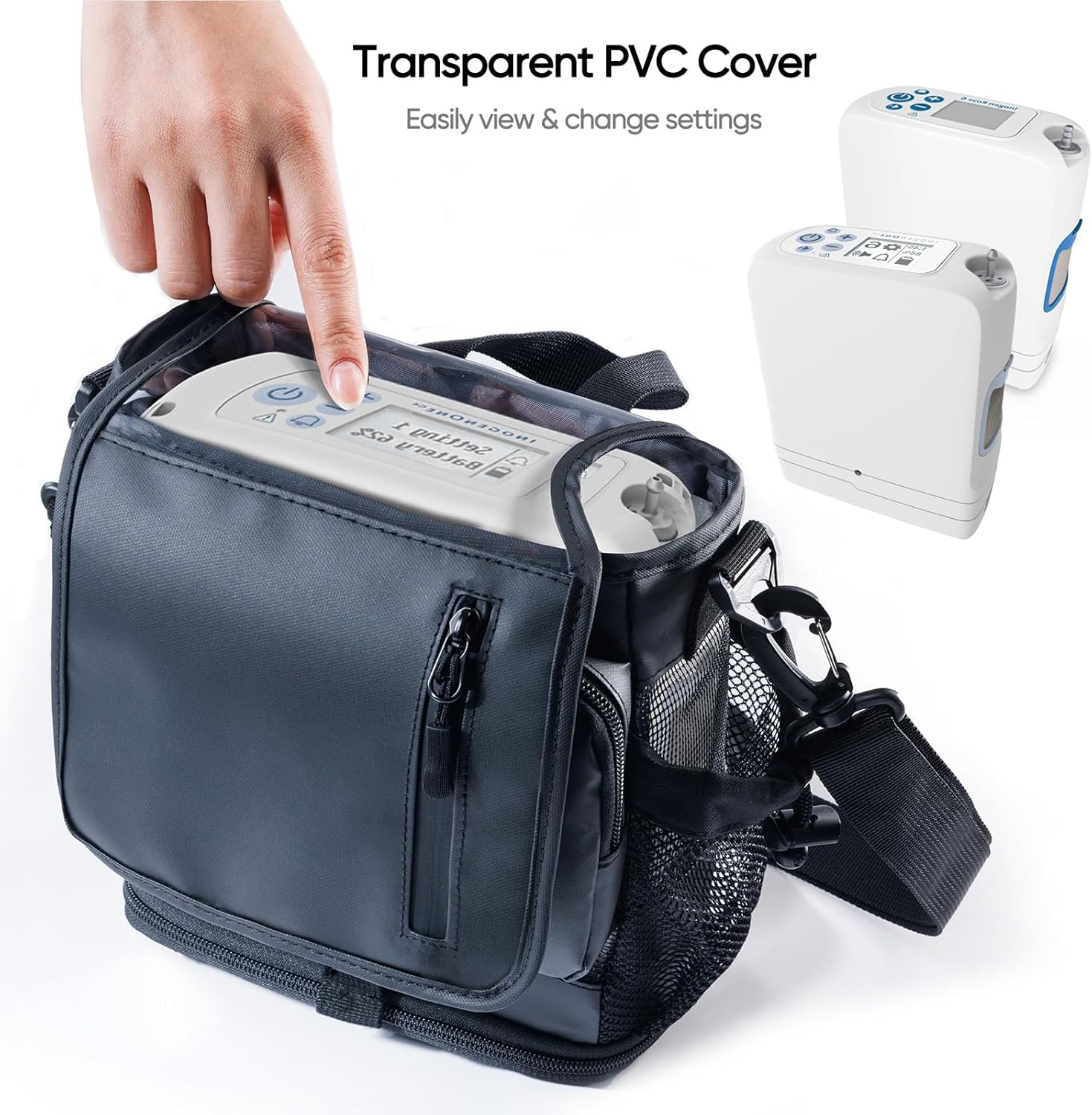 BAGSFY Lightweight Carry Shoulder Bag for Inogen One G5 and Rove 6 Tote, Portable Oxygen Concentrator Carrying Case for Inogen One G5 Accessories and Battery.