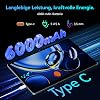 Tablet with Keyboard and Pen - Android Tablet 10 Inch with 18GB RAM + 128GB ROM (2TB TF) Gemini AI 5G WiFi & BT 5.3 6000mAh Dual Camera 2-in-1 Tablet GPS Face ID