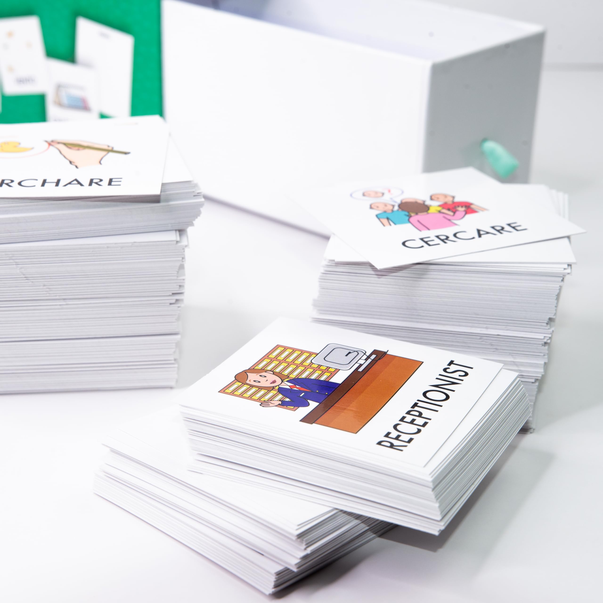 FLASHCARDS BAMBINI ITALIANO | PECS Autismo Immagini Italiano | Carte Flash Linguaggio Per Bambini | Il Kit Dei Pittogrammi - Editorial GEU (Italiano - 400 Flashcards)