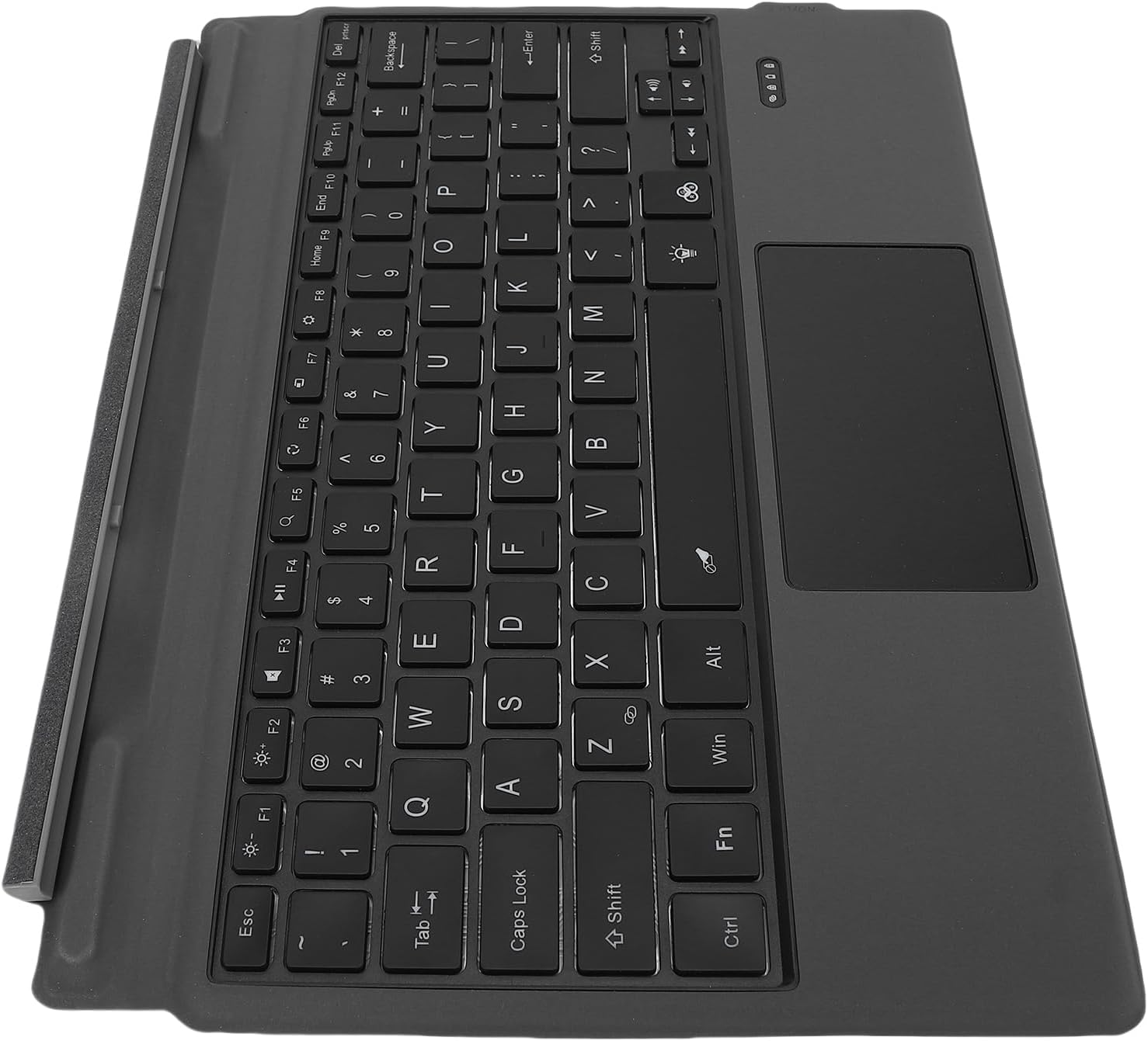 ASHATA for Latitude 7320 7310 Detachable Travel Keyboard, Palmrest Touchpad Keyboard withBacklit Keys, Magnetic Hinge, for K19M for for Tablets