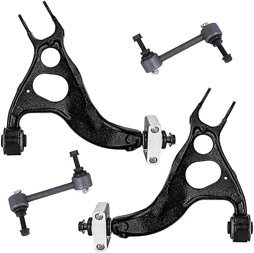 Miniatura 33 de Detroit Axle - Kit de brazos de control delanteros de 4 piezas para Nissan Cube 2009-2014, Nissan Versa 2007-2012 2 brazos de control inferiores con