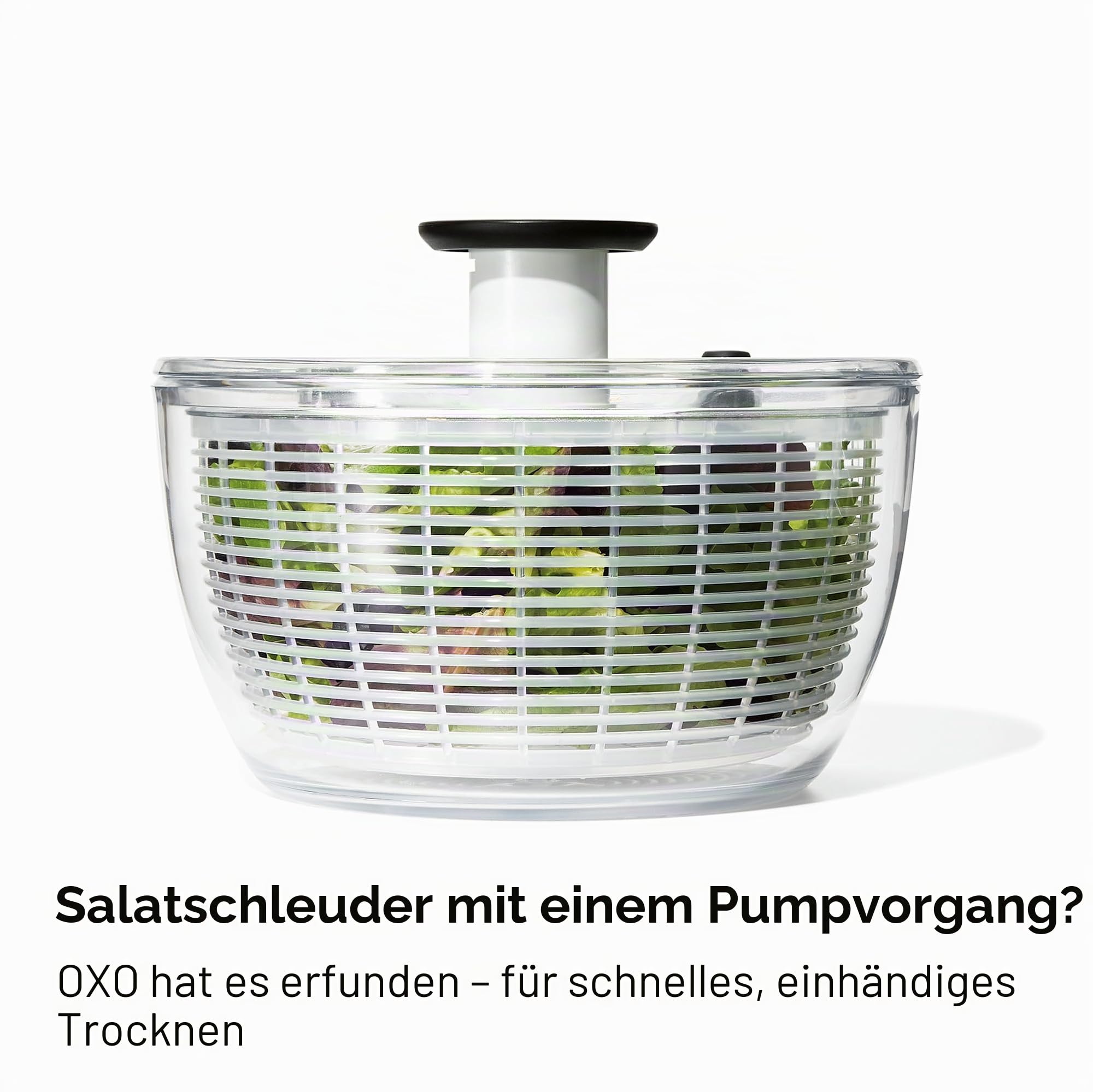 OXO Good Grips Salatschleuder 5,8L, Farblos, Größe