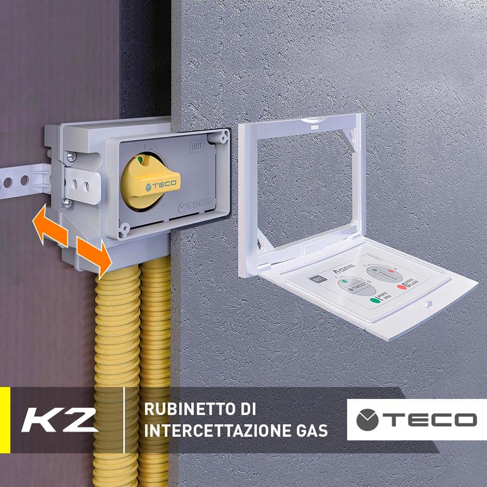 Collettore gas Teco mono intercettazione due vie K2.3