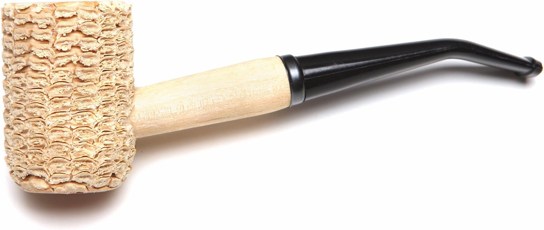 Missouri Pride Corn Cob Tobacco Pipe - 5th Avenue, Bent Bit