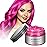 Temporary Hair Color Wax Dye,Hair Spray Color, Natural Hair Wax Color, Kids Temporay Hair Wax Dye Ash for Halloween Cosplay,Party,Masquerade (Pink, 120g)